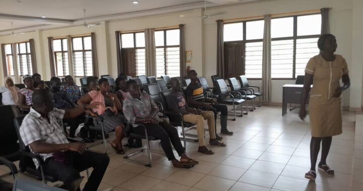 ENVIRONMENTAL UNIT HELD A MEETING  TO ASSESS WORK DONE BY STAFFS IN THE VARIOUS DEPARTMENTS